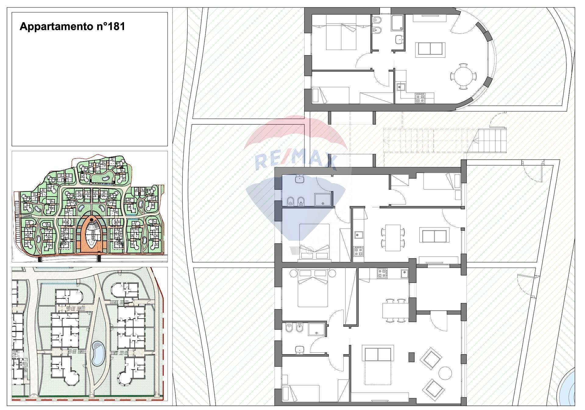 Pianta 2D - Three-room apartment via Loreto
 
1, Numana - floor plans 1