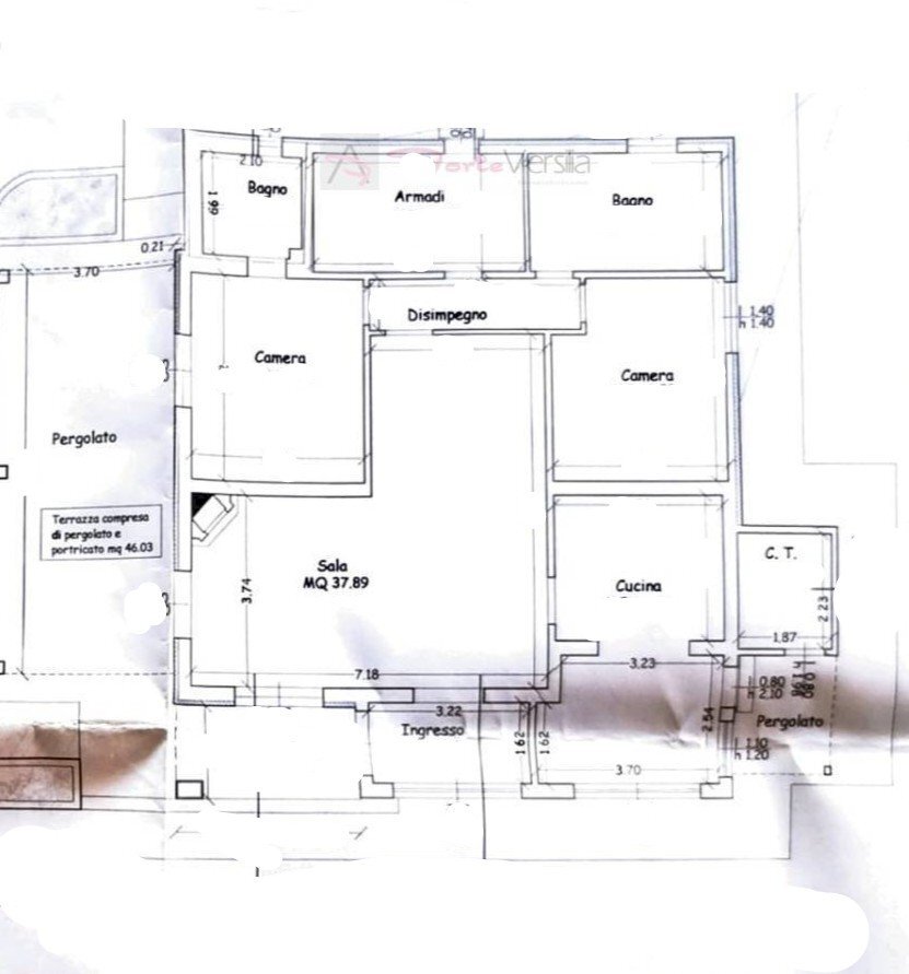 Foto 40 - Villa Pietrasanta - planimetria 1