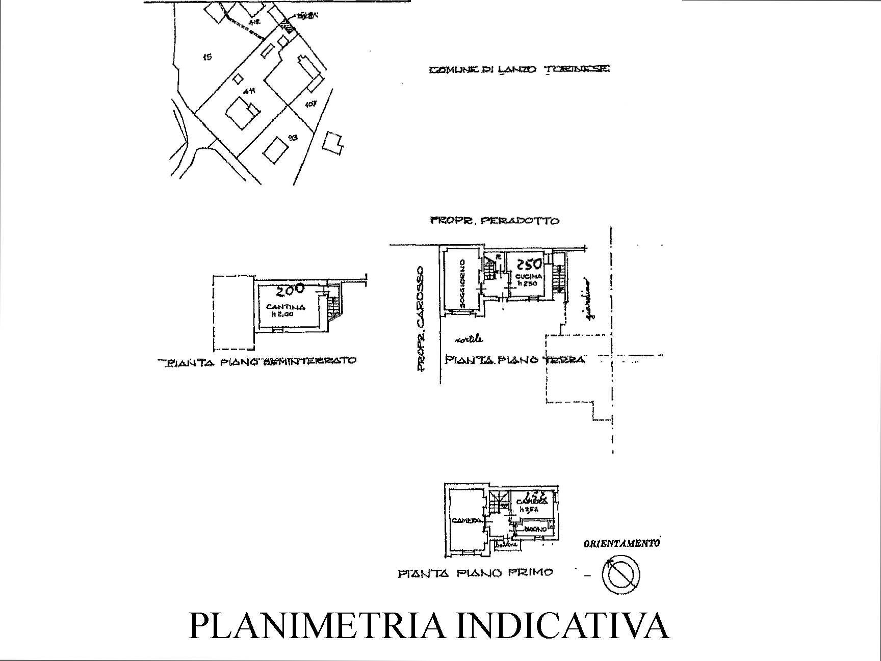 Foto 35 - Villa Via Carlo Lessona
 
4, Lanzo Torinese - planimetria 1
