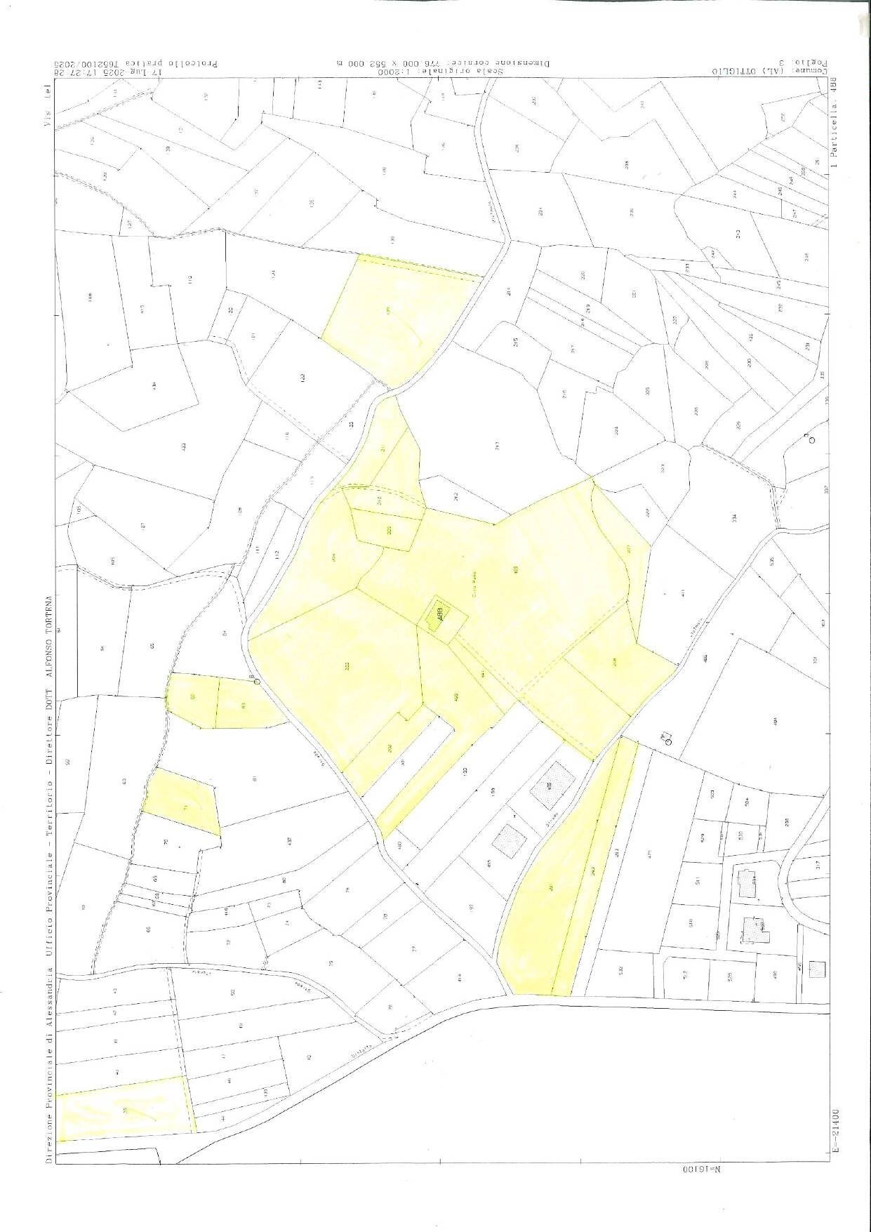 Foto 16 - Rustico cascina pader
 
2, Ottiglio - planimetria 1