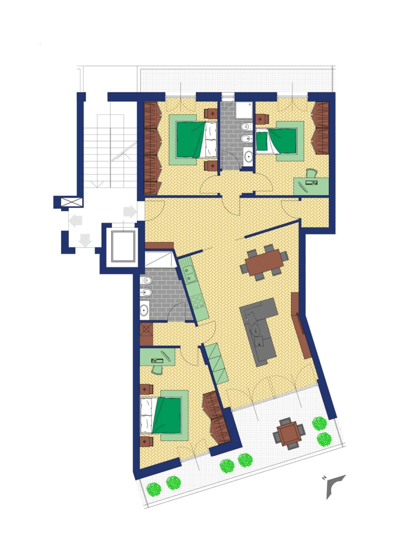 Foto 26 - Quadrilocale Via Luigi Galvani
 
13, Settimo Milanese - planimetria 1