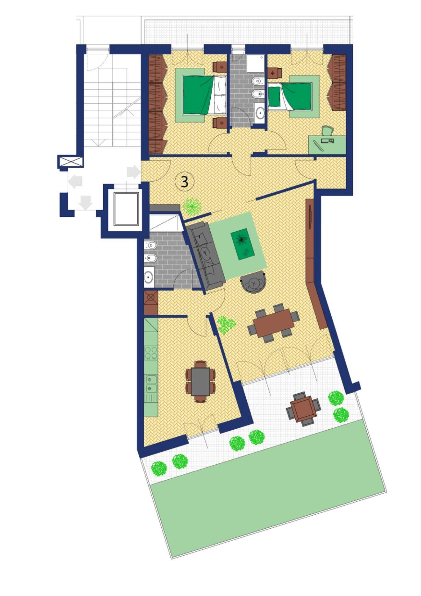 Foto 1 - Quadrilocale Via Luigi Galvani
 
13, Settimo Milanese - planimetria 1