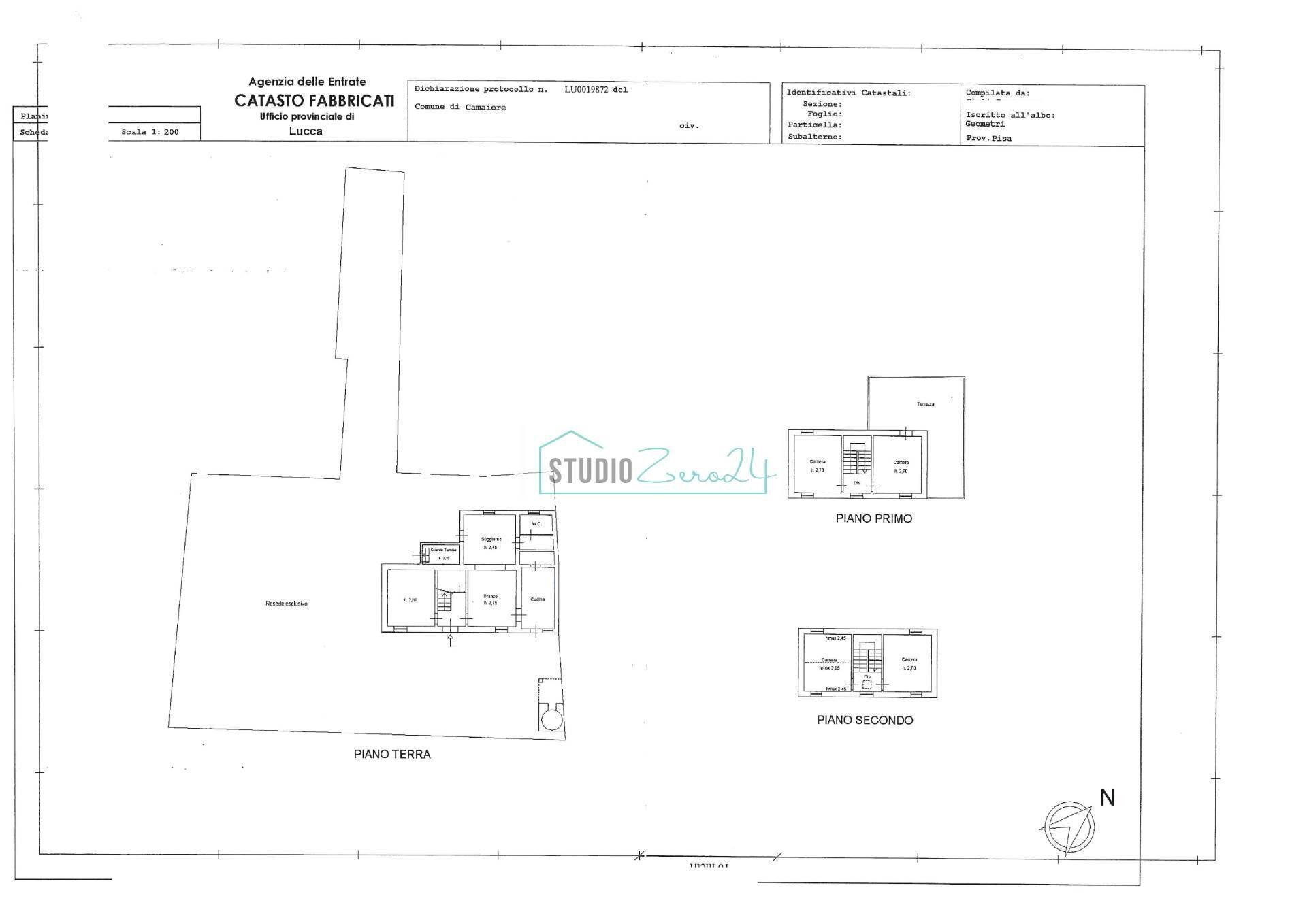 Foto 70 - Villa Via Della Serra
 
22, Camaiore - planimetria 1