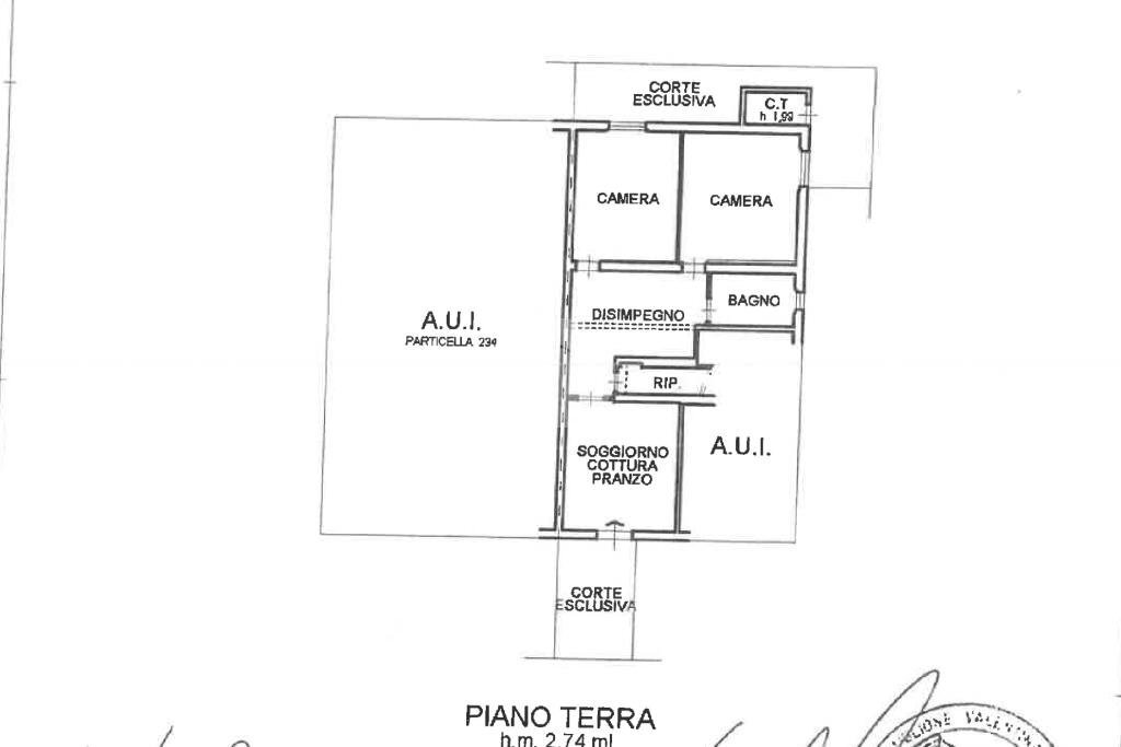 Trilocale Via Dante Di Nanni, Rimini - planimetria 1
