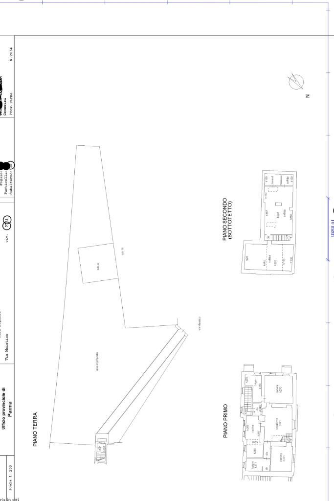 Casa semi indipendente Via Maiatico, Sala Baganza - planimetria 1