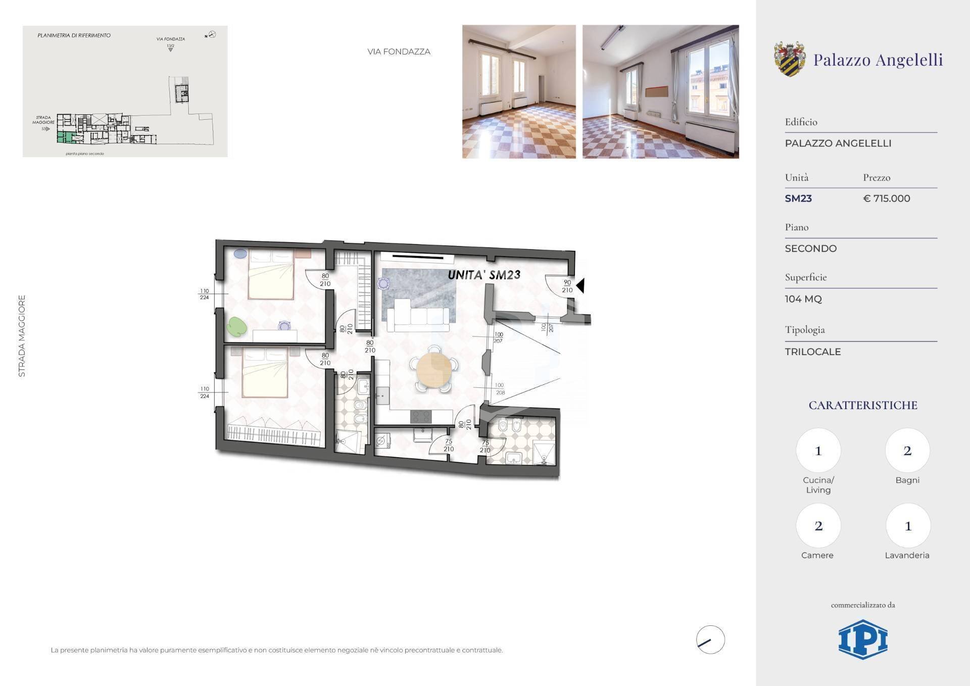 Three-room apartment Strada Maggiore, Bologna (neighborhood Centro Storico) - photo 1