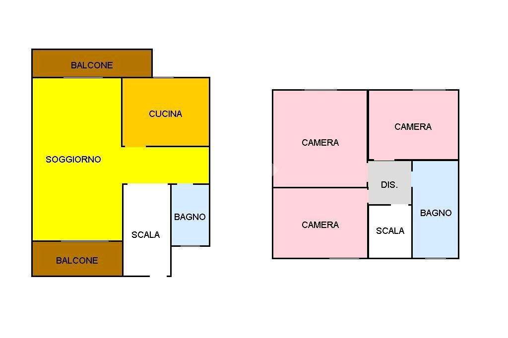 Terraced Villa Via E. Berlinguer, Casarile - floor plans 1