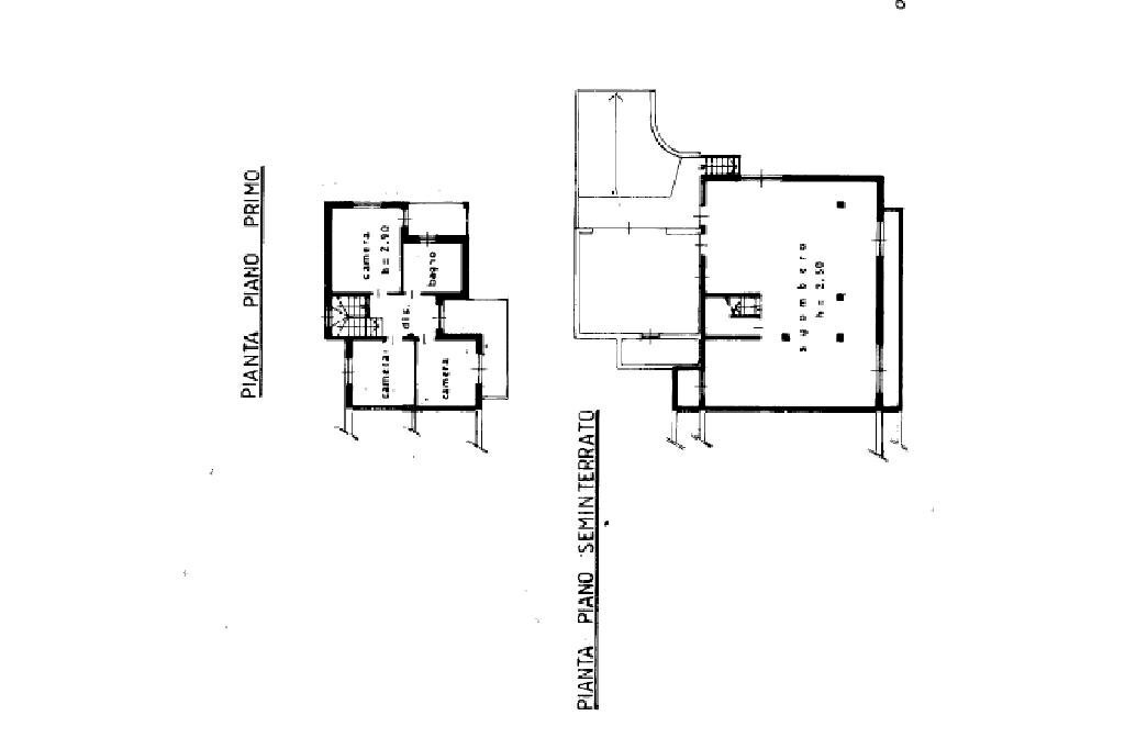 Porzione di casa Via Rossini, Lainate - planimetria 1