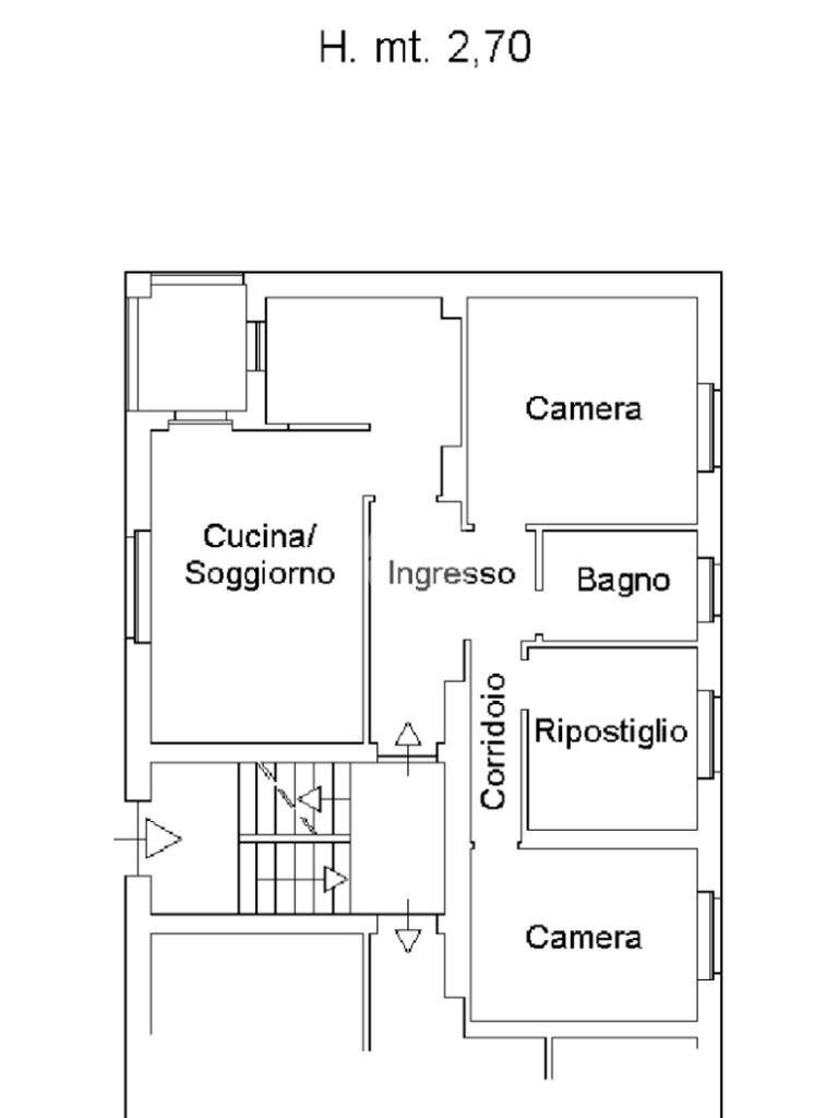 Apartment Via Carlo Massa, Andorno Micca - floor plans 1