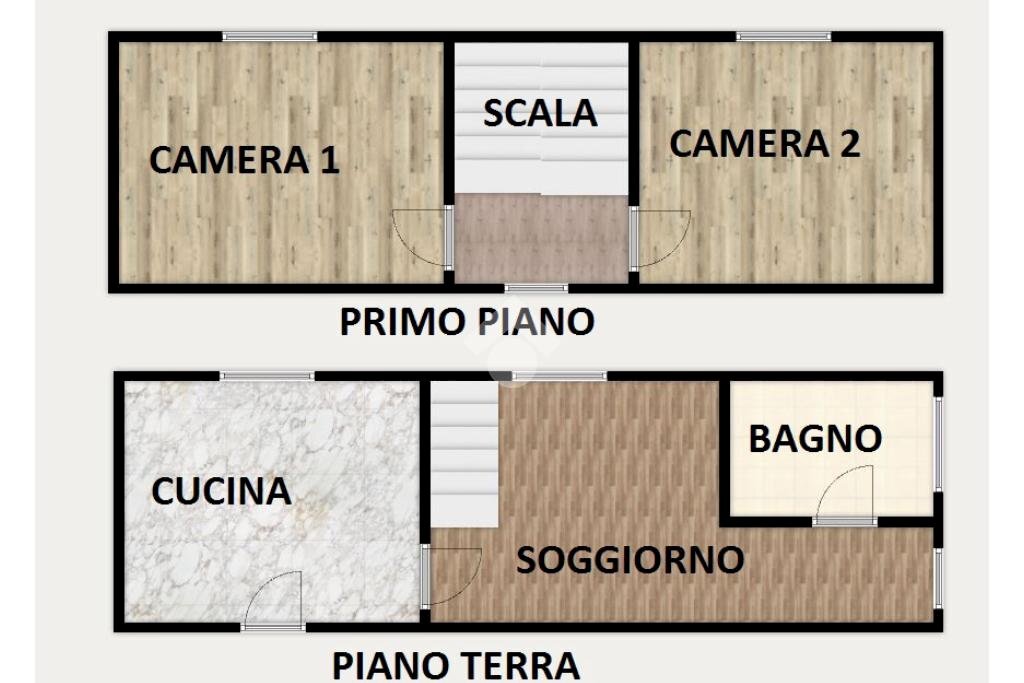 Independent house Via Giulio La Piana, Busalla - floor plans 1