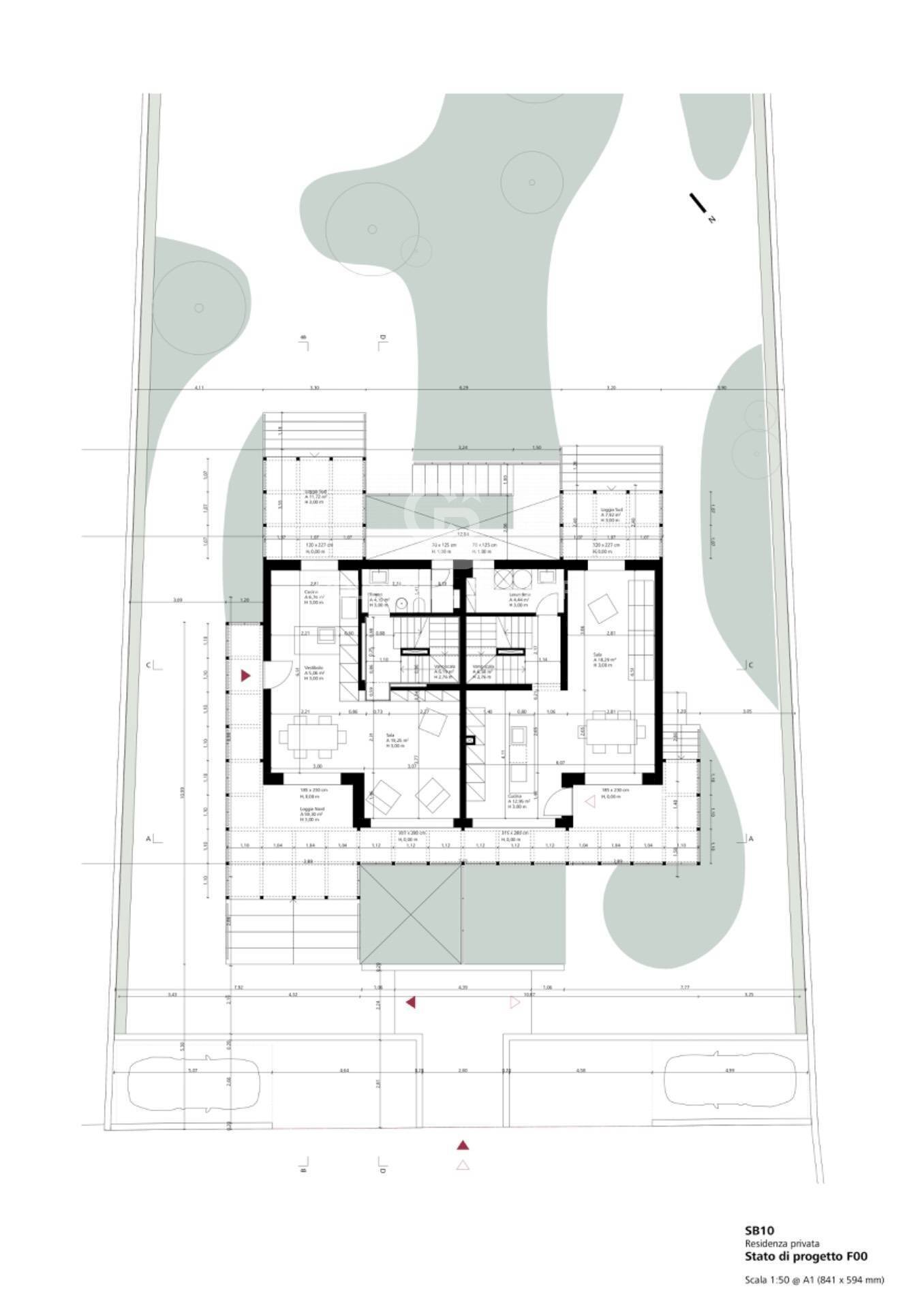 Foto 26 - Villa Strada Del Baraccone, Bari - planimetria 1