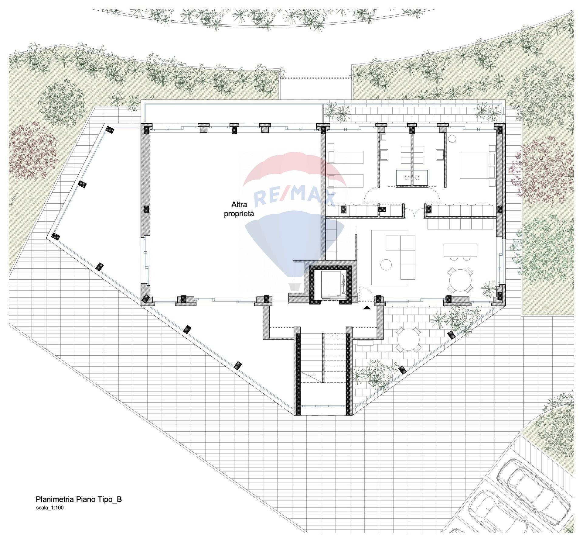 Pianta 2D - Trilocale via Palmanova, Rho - planimetria 1