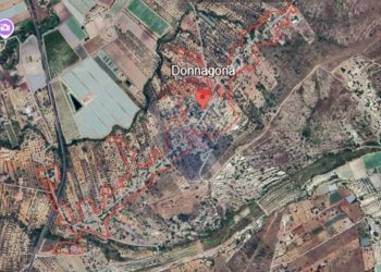 Posizione della mappa - Terreno agricolo CONTRADA DONNAGONA, Chiaramonte Gulfi - foto 4