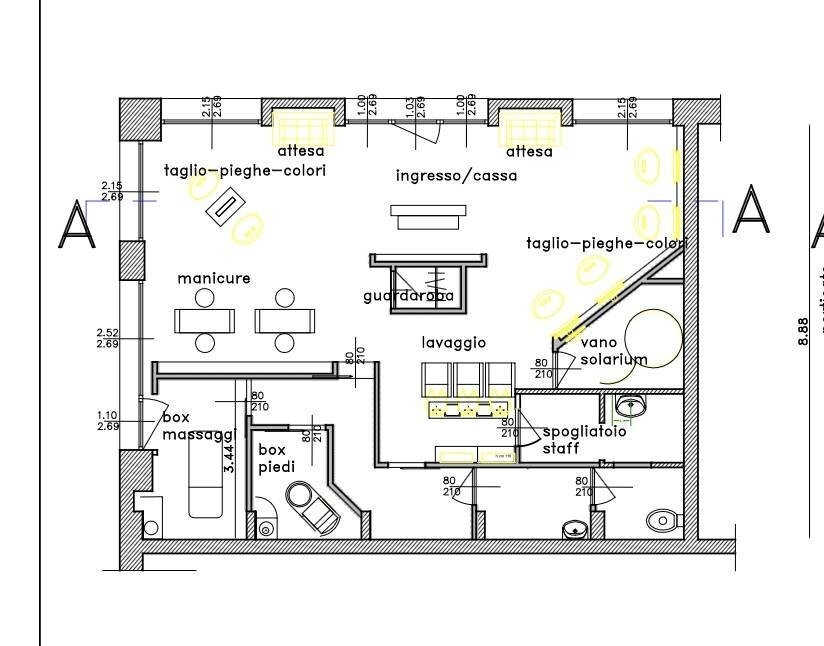 Foto 19 - Attività Commerciale Via Principe Umberto
 
15, Adro - planimetria 1