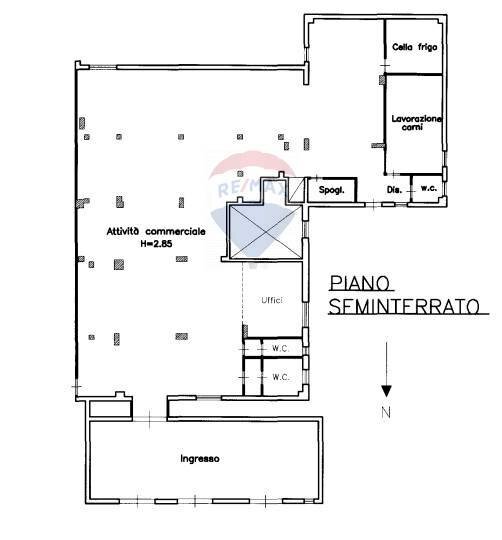 Pianta 2D - Locale Commerciale Via Narici
 
22, Alcamo - planimetria 1