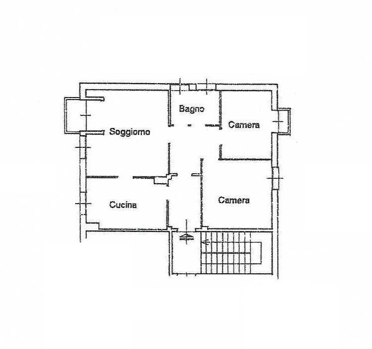 Trilocale via San Pietro della Foce, Arenzano - planimetria 1