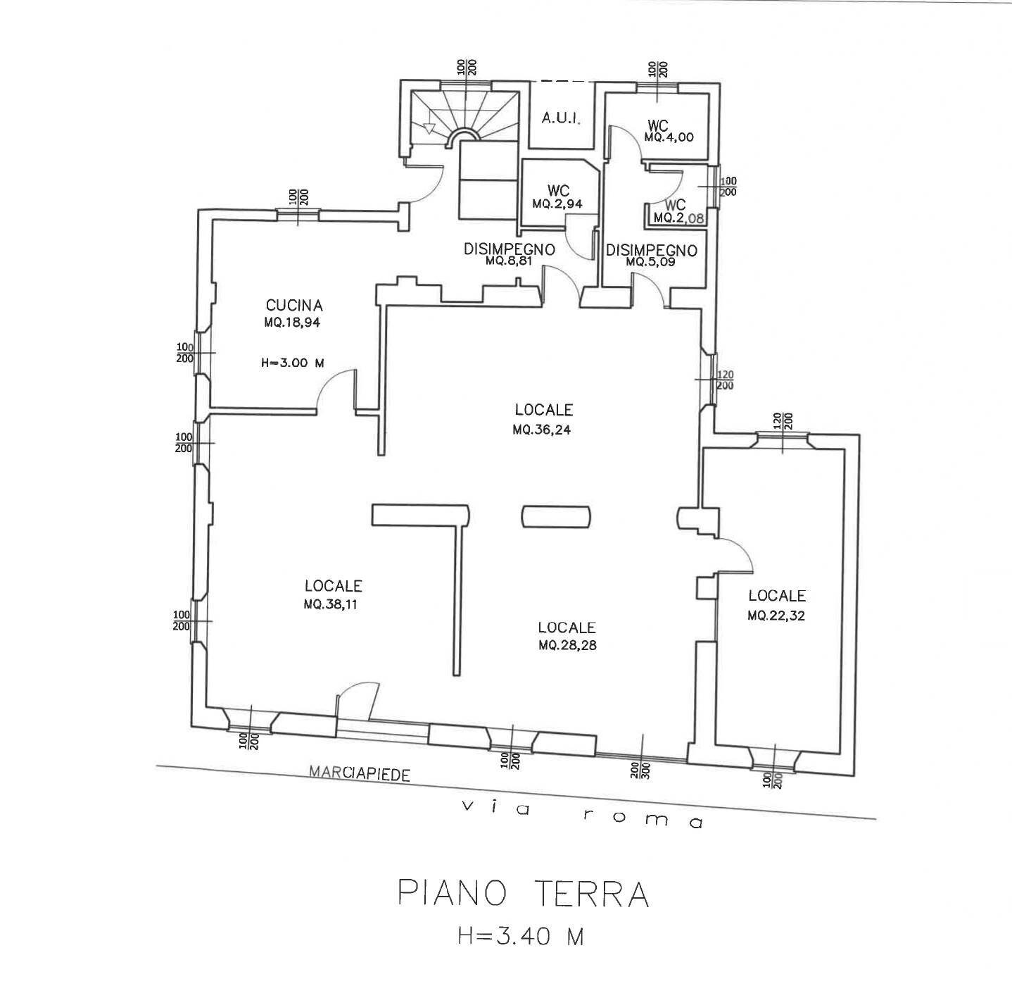 Ristorante via Roma, 4, Cantello - planimetria 1