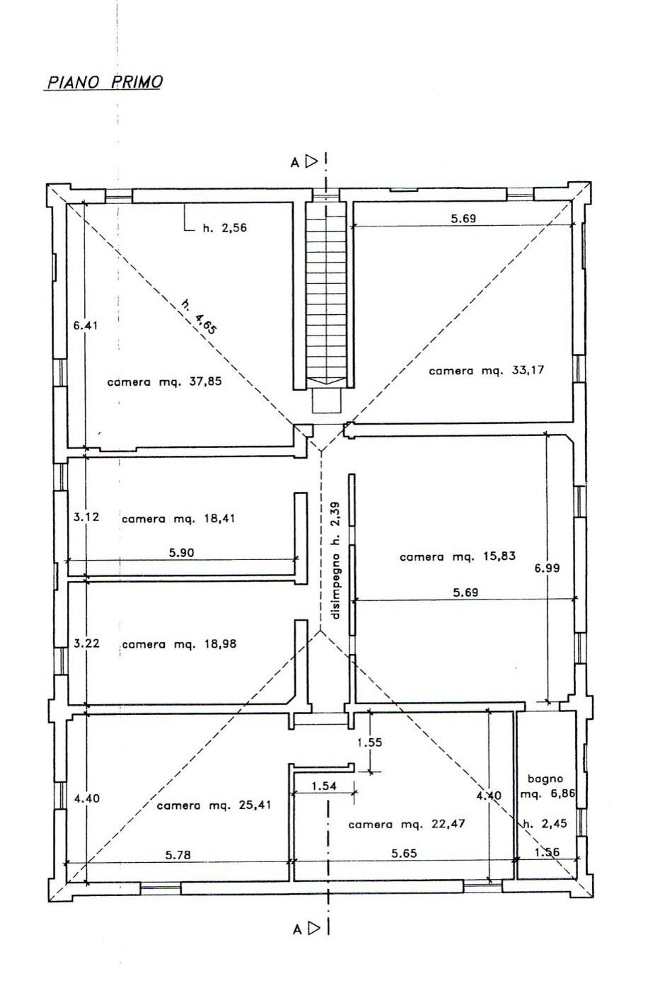 Rustico via Ravegnana, Ravenna - planimetria 1