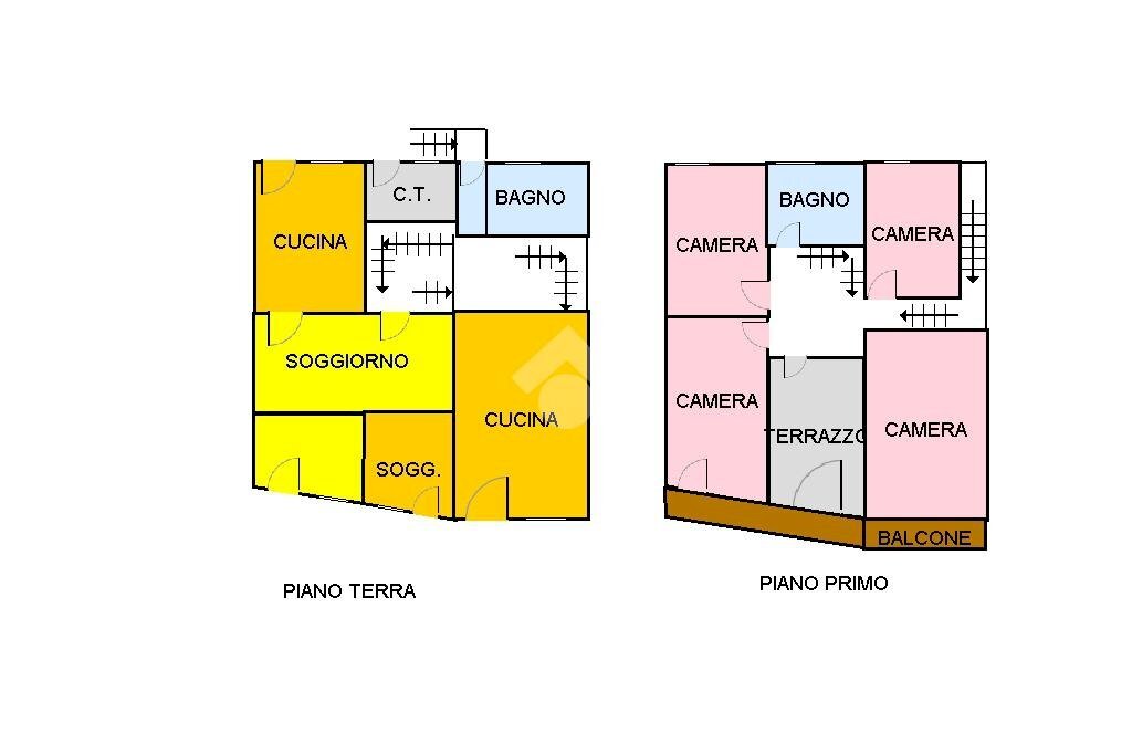 Casa semi indipendente zona devesi, Ciriè - planimetria 1