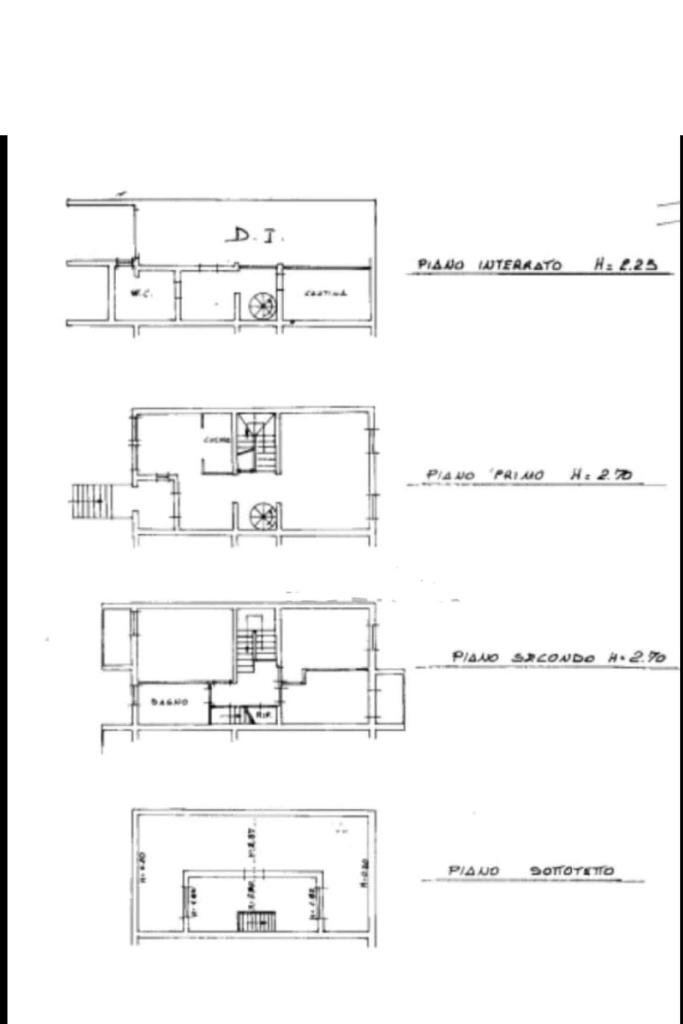 Terraced Villa Via Don Giorgio Canovi, Toano - floor plans 1