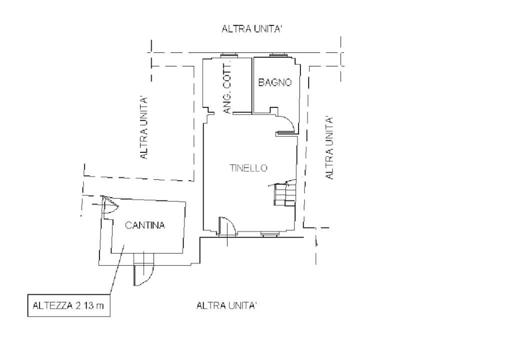 Casa semi indipendente Borgata Gaudi Ponte Pietra, Giaveno - planimetria 1