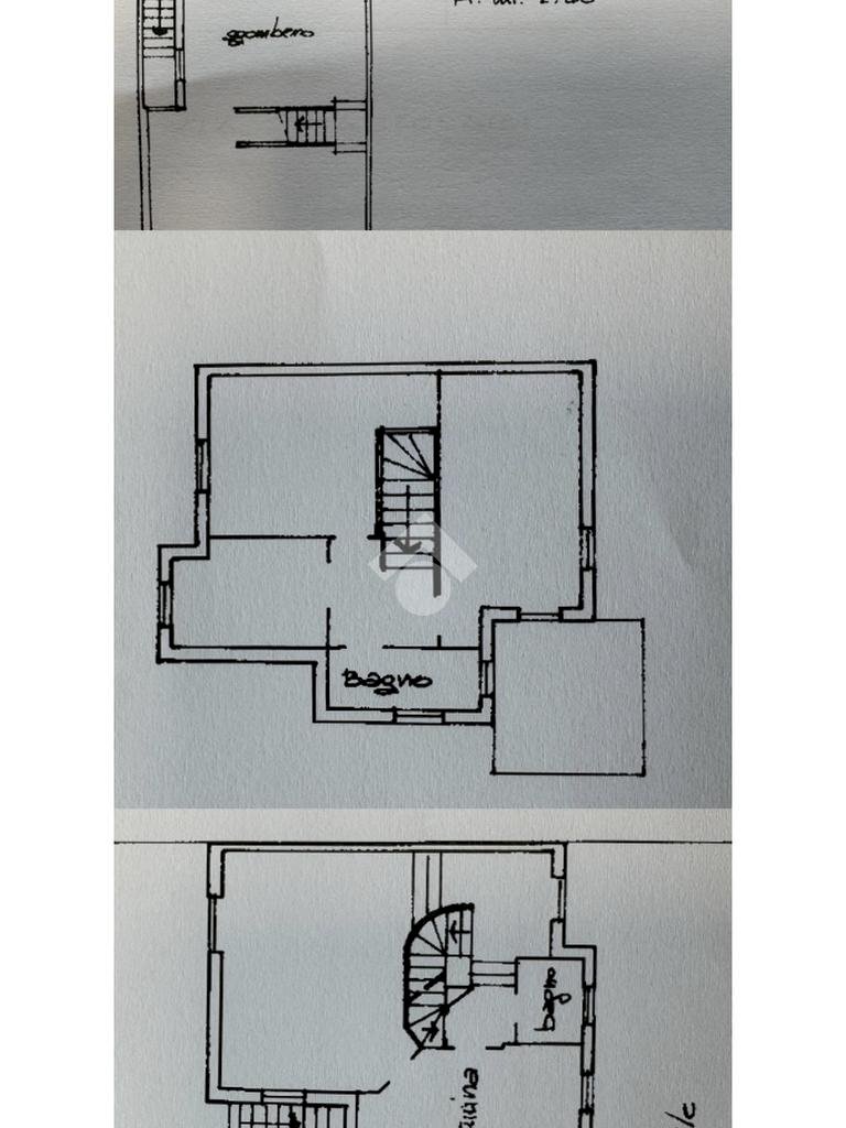 Portion of a house Via Don Primo Mazzolari, Parabiago - floor plans 1