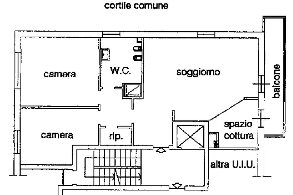 Three-room apartment Via Dei Cornaggia, Rho - floor plans 1