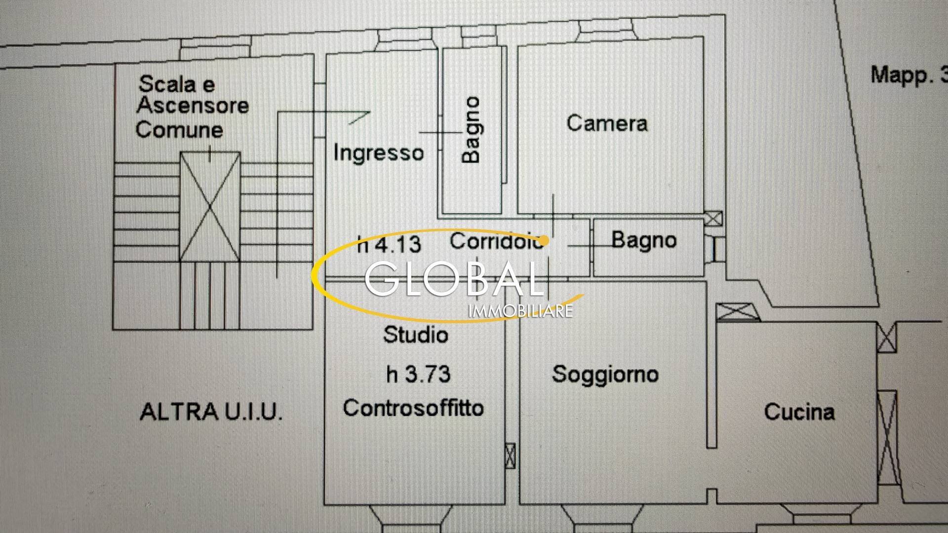 Foto 20 - Quadrilocale Corso Giuseppe Garibaldi, Ancona - planimetria 1