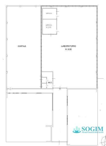 Foto 17 - Capannone via santa maria, Cologno Monzese - planimetria 1