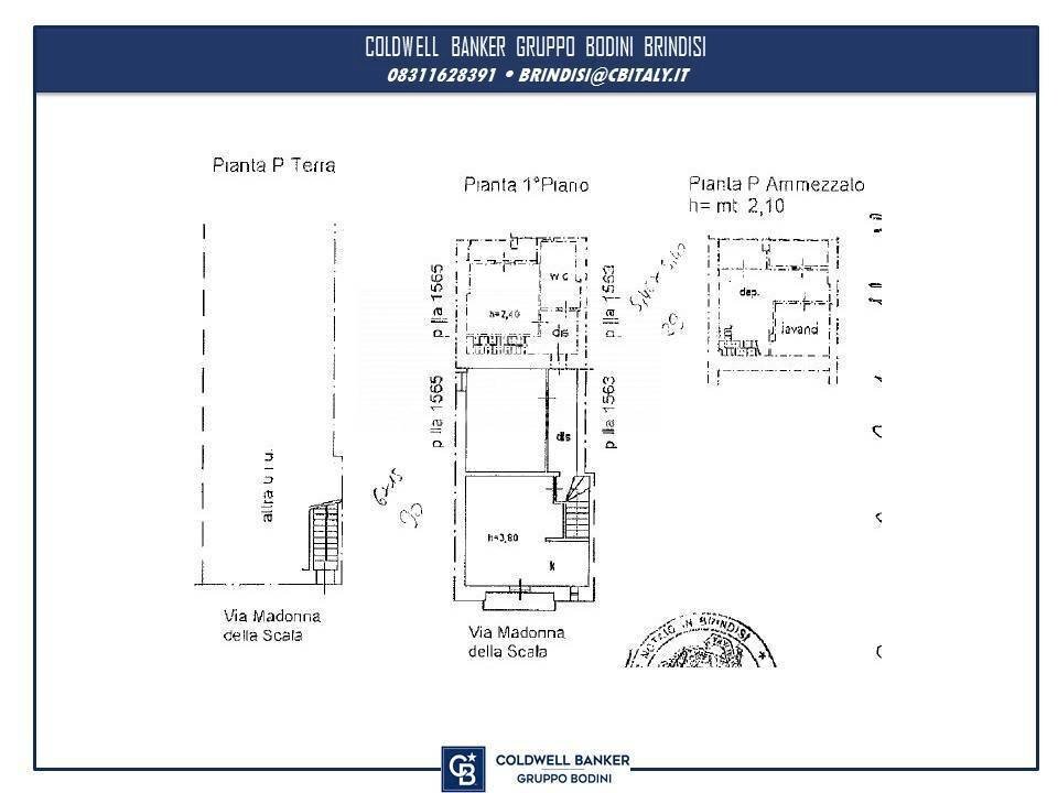 Foto 31 - Semi-detached house Via Madonna della scala
 
13, Brindisi - floor plans 1