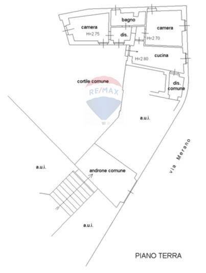 Pianta 2D - Casa semi indipendente Via Merano
 
7, Varese - planimetria 1