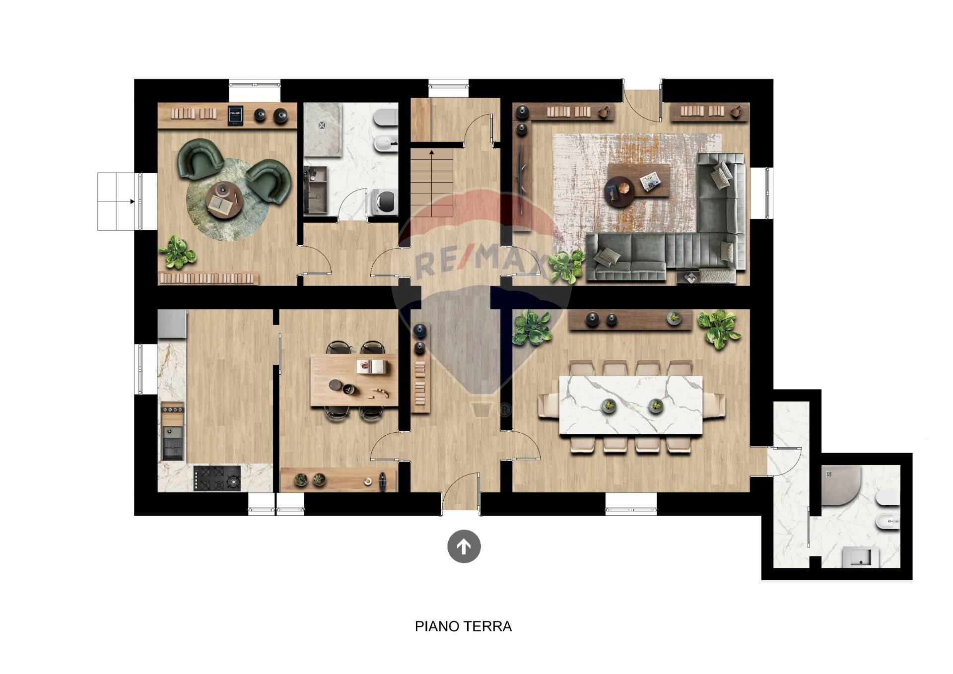 Pianta 2D - Villa via spada cenami
 
51, Massarosa - foto 1