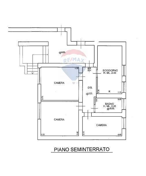 Pianta 2D - Cantina / Solaio San Vincenzo - planimetria 1