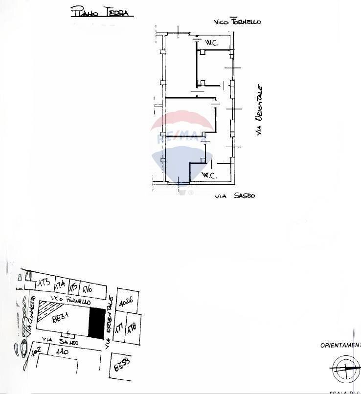 Pianta 2D - Ufficio Via Saseo
 
19, Foggia - planimetria 1