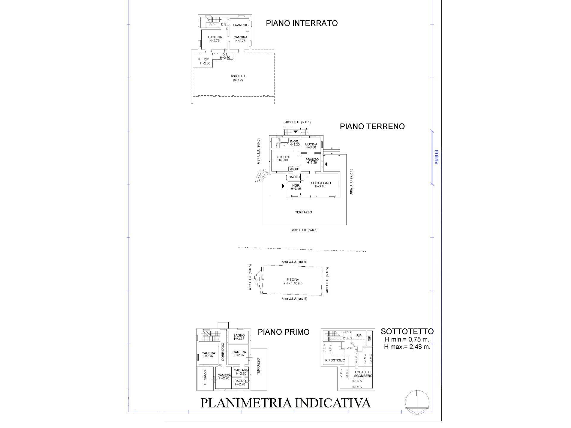 Foto 57 - Villa Via Principe Tommaso di Savoia, Tortona - planimetria 1