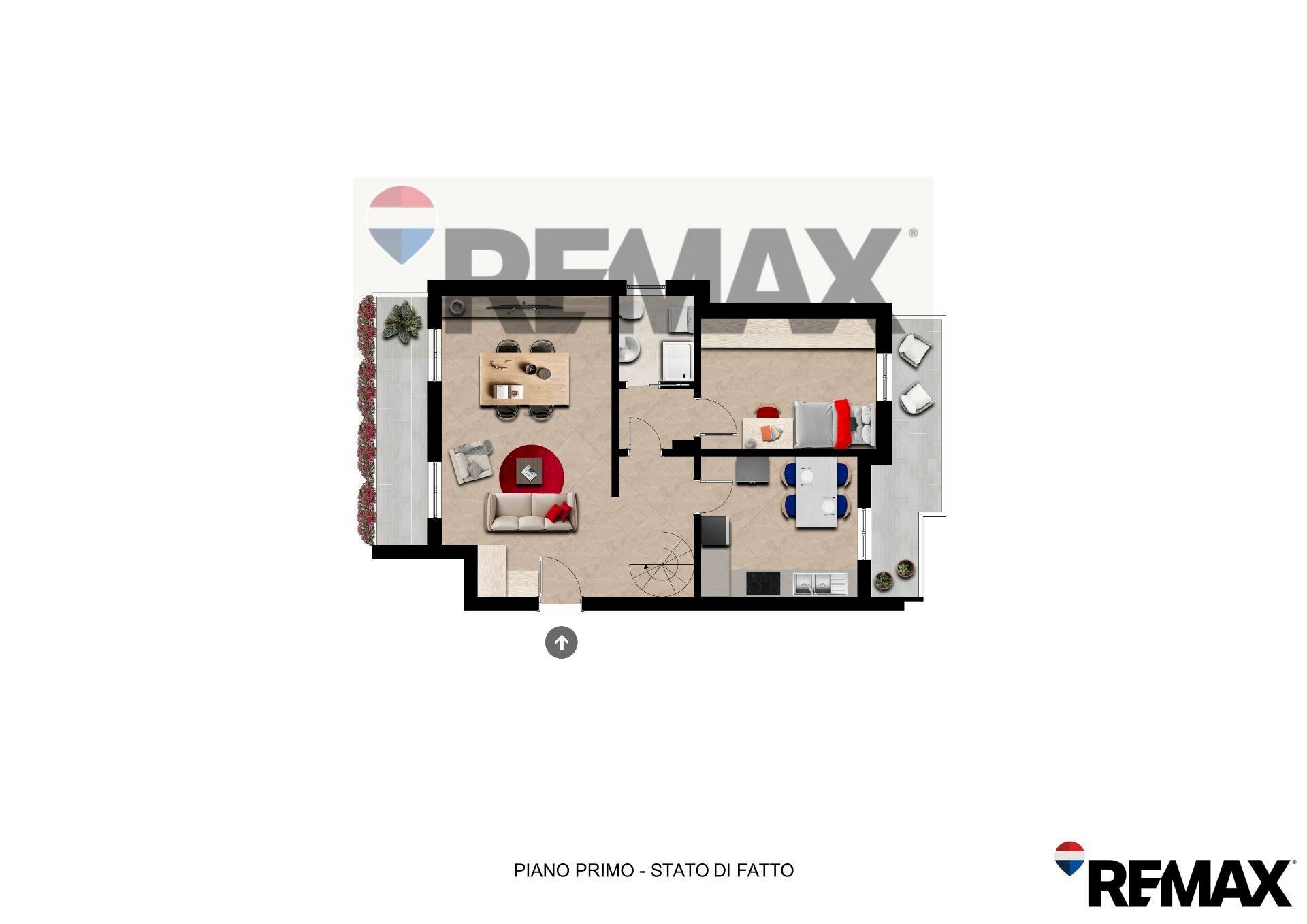 Pianta 2D - Trilocale Via Adamello
 
65, Cesano Maderno - planimetria 1