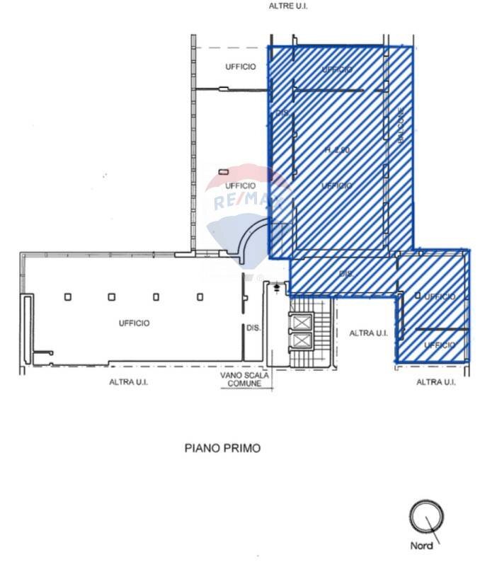 Pianta 2D - Ufficio Corso Sempione
 
15, Gallarate - planimetria 1