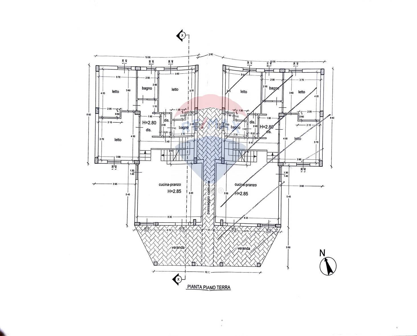 Pianta 2D - Casa semi indipendente Via Dei Pioppi
 
29, Menfi - planimetria 1