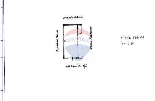 Pianta 2D - Casa indipendente Via Francesco Crispi
 
82, Balestrate - planimetria 1