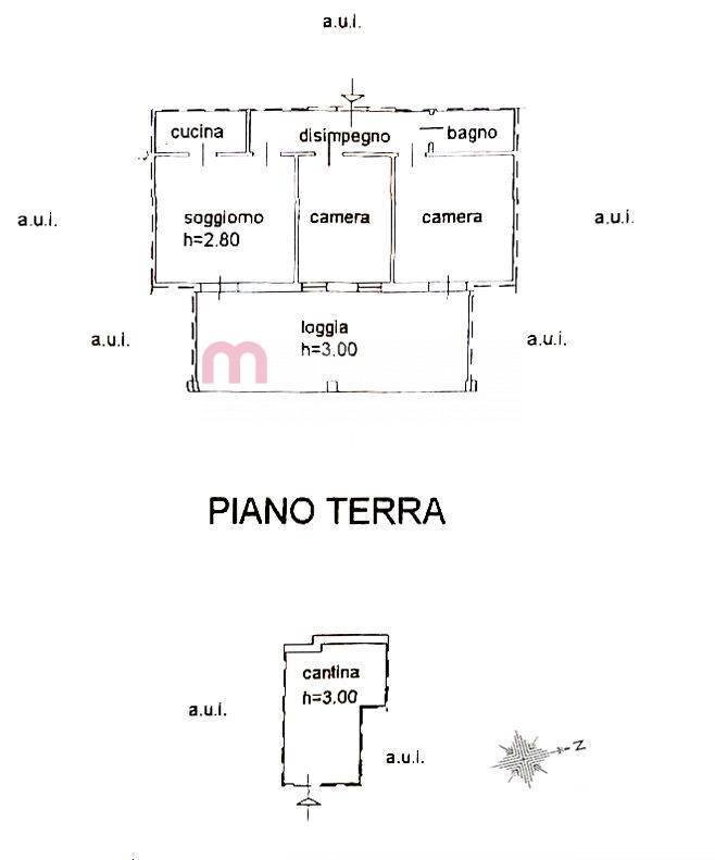 Foto 37 - Three-room apartment Paolo Caccinelli
 
9, Moniga del Garda - floor plans 1