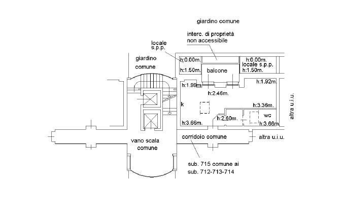 Two-room apartment via BELLINI, 47, Sesto San Giovanni - floor plans 1