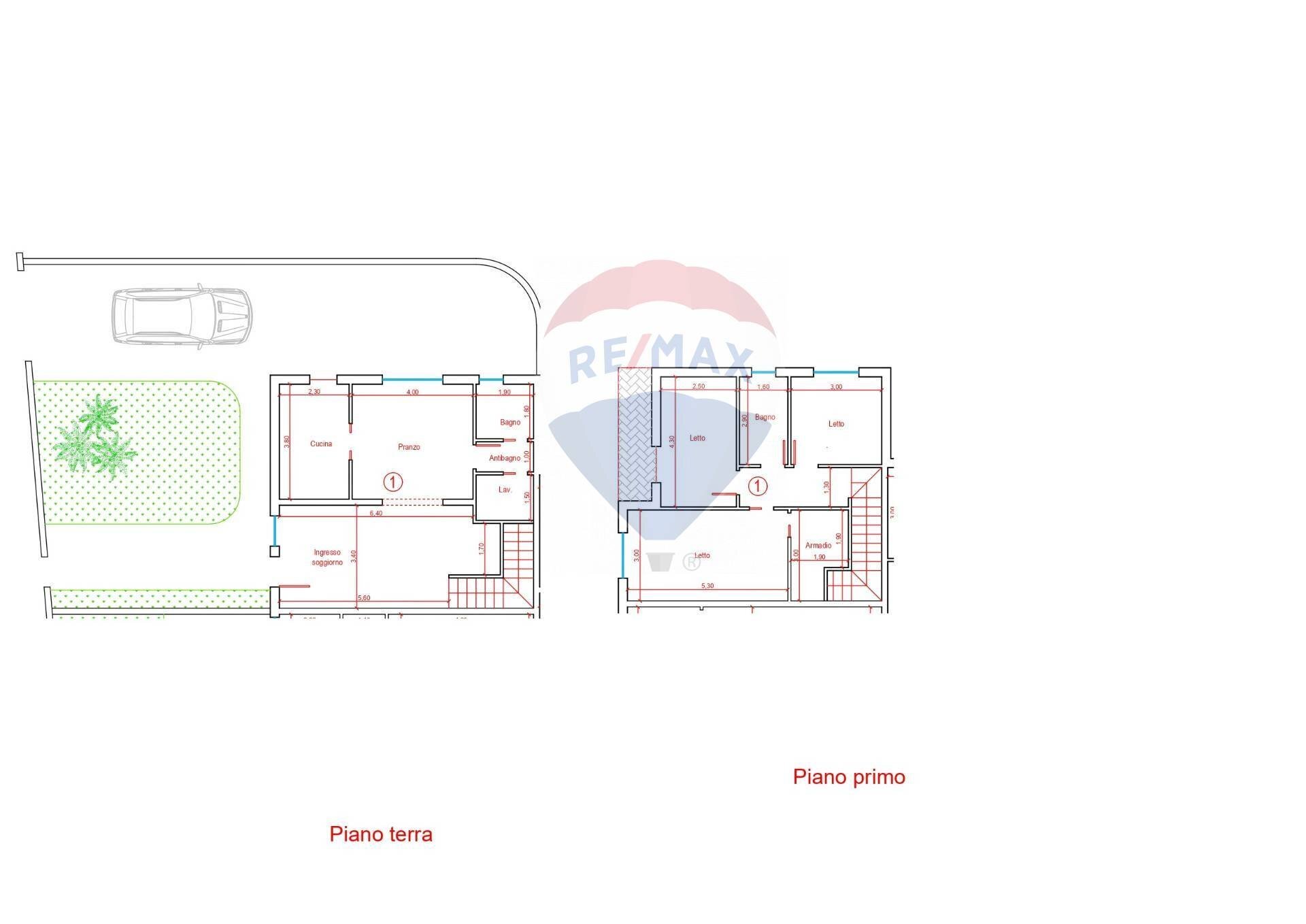 Pianta 2D - Villa via imperatore adriano, Copertino - floor plans 1