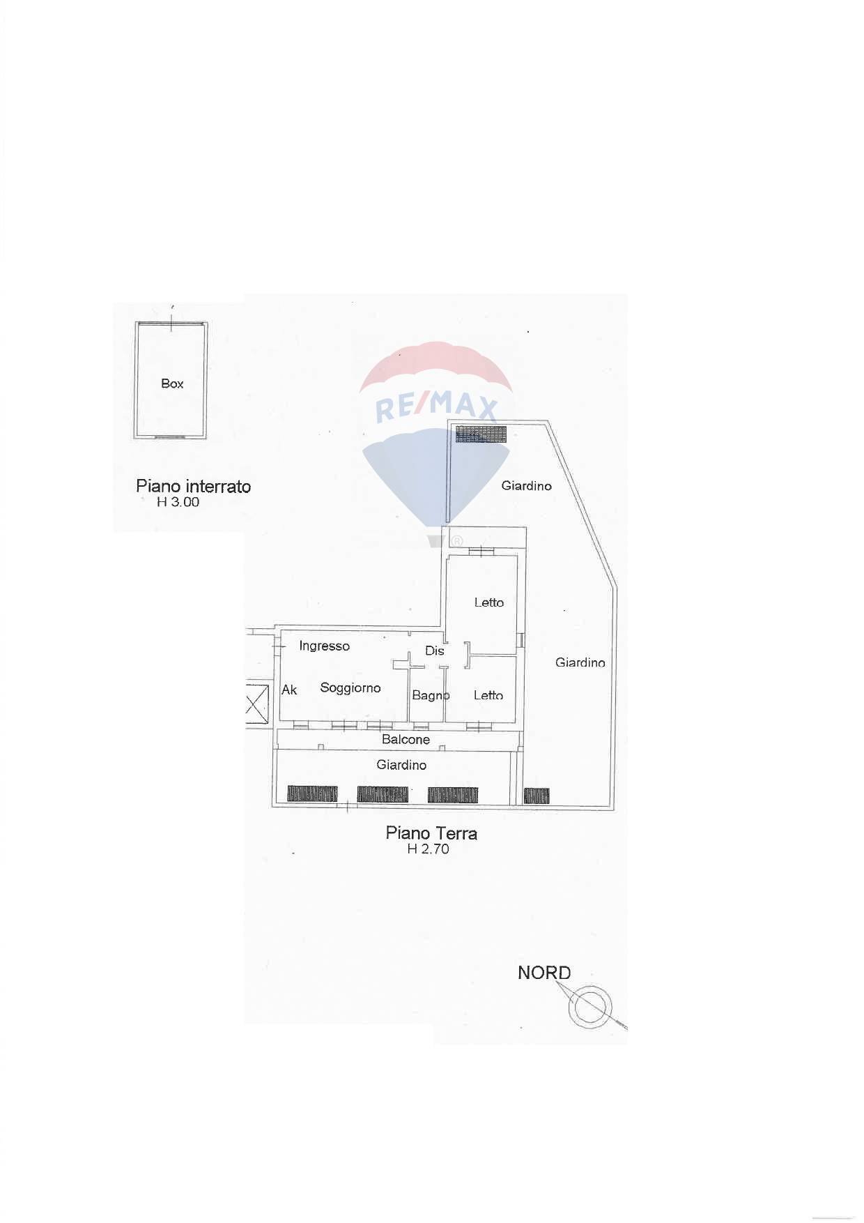 Pianta 2D - Three-room apartment via filippi
 
6, Lecce - floor plans 1