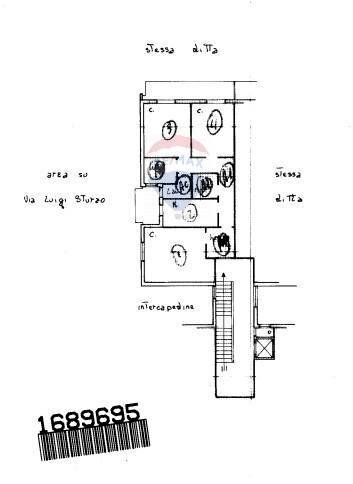 Pianta 2D - Quadrilocale Via Domenico Savio
 
17, Gravina di Catania - planimetria 1