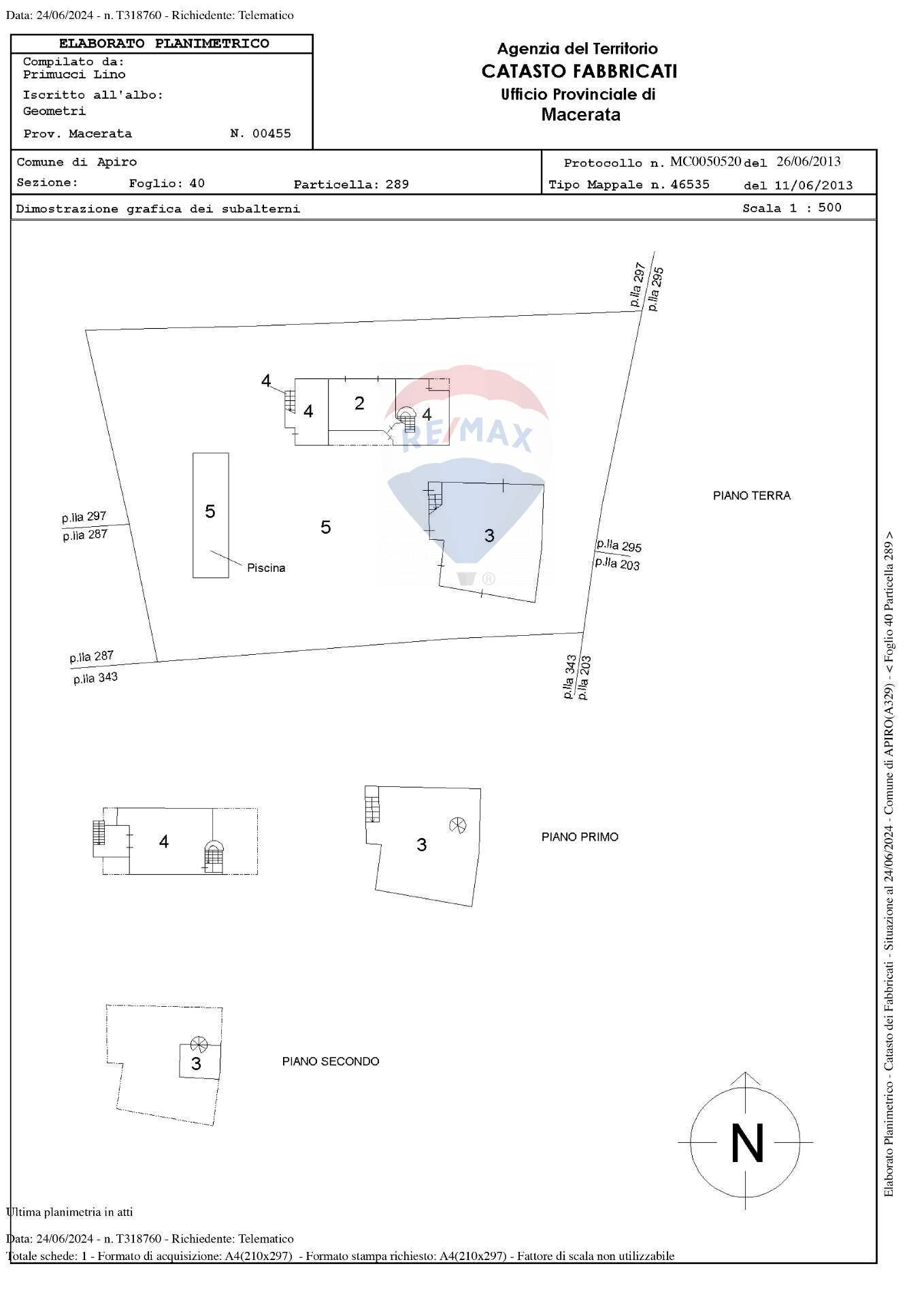 Pianta 2D - Villa strada provinciale 2
 
5, Apiro - planimetria 1
