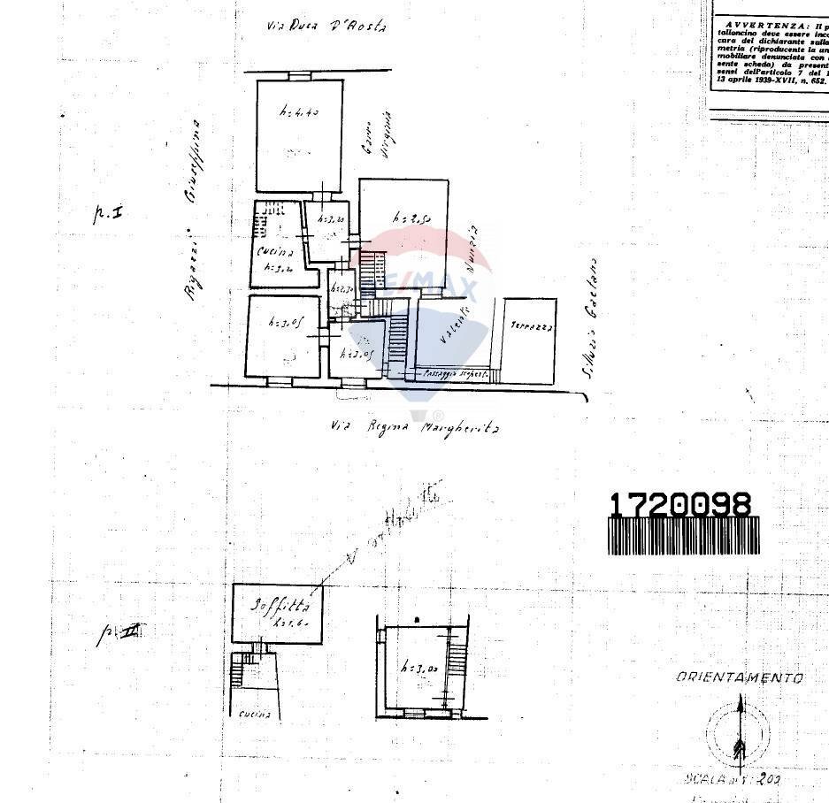 Pianta 2D - Apartment VIALE REGINA MARGHERITA
 
20, Sortino - floor plans 1