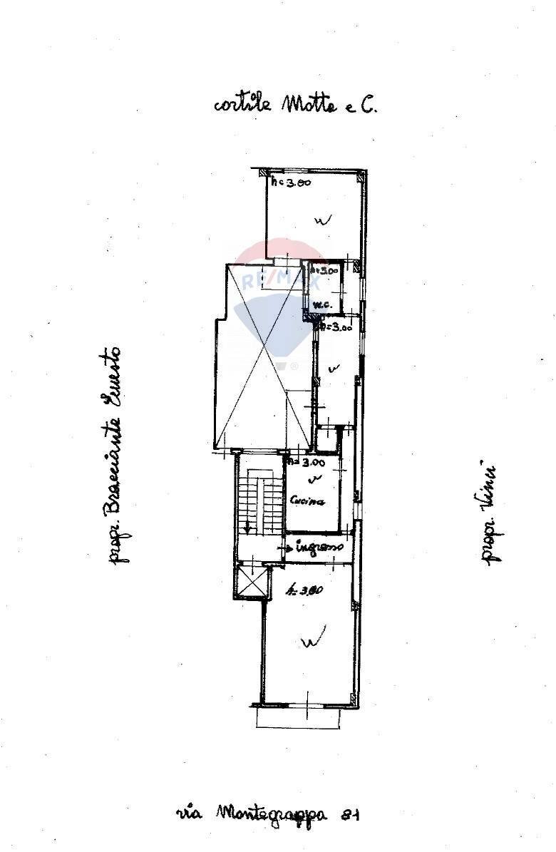 Pianta 2D - Appartamento VIA MONTEGRAPPA
 
81, Siracusa - planimetria 1