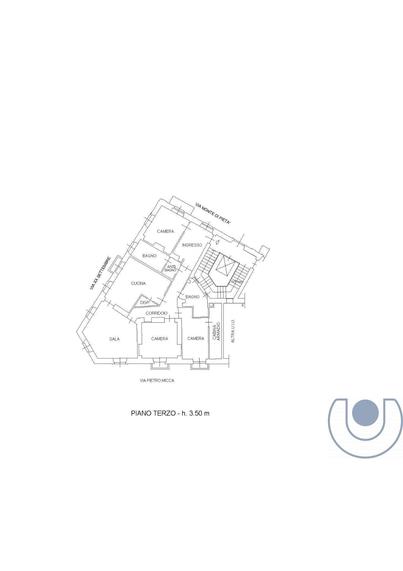 Foto 60 - Apartment Via Monte di Pietà, Torino - floor plans 1