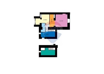 Pianta 2D - Bilocale Via San Pantaleone
 
8, Napoli - foto 15