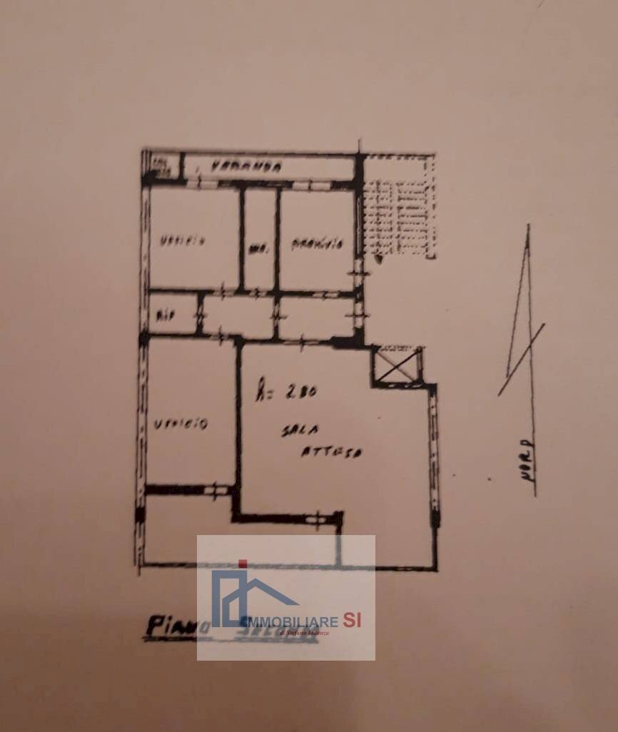 Foto 17 - Quadrilocale Corso Giuseppe Garibaldi, Benevento - planimetria 1